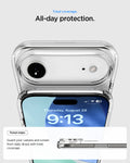ACS09926 - iPhone 17 Air Case Ultra Hybrid S (MagFit) showing the total coverage and all day protection. Raised edges to guard your camera and screen from daily drops with total coverage