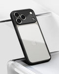 ACS10065 - iPhone 17 Pro Ultra Hybrid in Matte Black showing back of the case