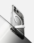 ACS09893 - iPhone 17 Pro Max Case Ultra Hybrid S (MagFit) showing the device with kickstand extending out