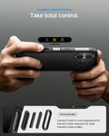 ACS09984 - iPhone 17 Case Tough Armor T AI (MagFit) in black showing seamless camera control. Take total control.