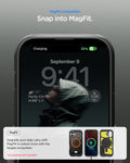 ACS09984 - iPhone 17 Case Tough Armor T AI (MagFit) in black showing magfit compatible. snap into magfit.