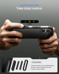 ACS09985 - iPhone 17 Case Tough Armor T AI (MagFit) in gunmetal showing seamless camera control. Take total control.