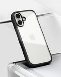 ACS10081 - iPhone 17 Ultra Hybrid in Matte Black showing back of the case