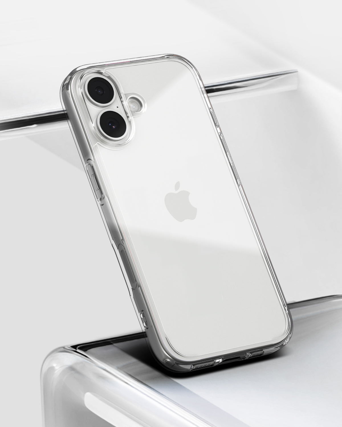 ACS10080 - iPhone 17 Ultra Hybrid in Crystal Clear showing back of the case