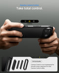 ACS09928 - iPhone 17 Air Case Tough Armor T AI (MagFit) in black showing seamless camera control. Take total control.