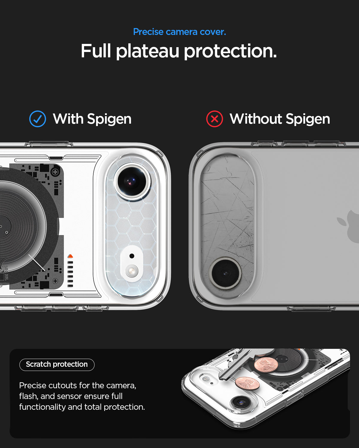 ACS10059 - iPhone 17 Air Ultra Hybrid Neo One (MagFit) showing precise camera cover. full plateau protection