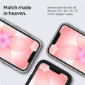 AGL03386 - iPhone 17e Series - EZ Fit GLAS.tR | Sensor Protected showing match made in heaven.