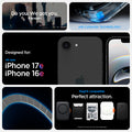 ACS09148 - iPhone 17e Case Ultra Hybrid S (MagFit) showing iPhone 17e and iPhone 16e compatibility and compatibility with Mag Fit. Showcases Air Cushion technology along with Mag fit accessories showcases of Mag Fit wallets and chargers but Mag fit access