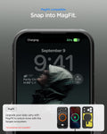 ACS09950 - iPhone 17 Pro Case Tough Armor T AI (MagFit) in black showing magfit compatible. snap into magfit.