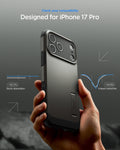 ACS09951 - iPhone 17 Pro Case Tough Armor T AI (MagFit) in gunmetal showing check your compatibility