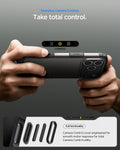 ACS09898 - iPhone 17 Pro Max Case Tough Armor T AI (MagFit) in gunmetal showing seamless camera control. Take total control.