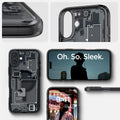 ACS08208 - iPhone 16 Case Ultra Hybrid Zero One (MagFit) in Zero One  showing detail. oh. so sleek.
