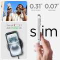 ACS08209 - iPhone 16 Case Ultra Hybrid Zero One (MagFit) in Zero One White optimal slimness. Out of battery? Just charge on. 0.31