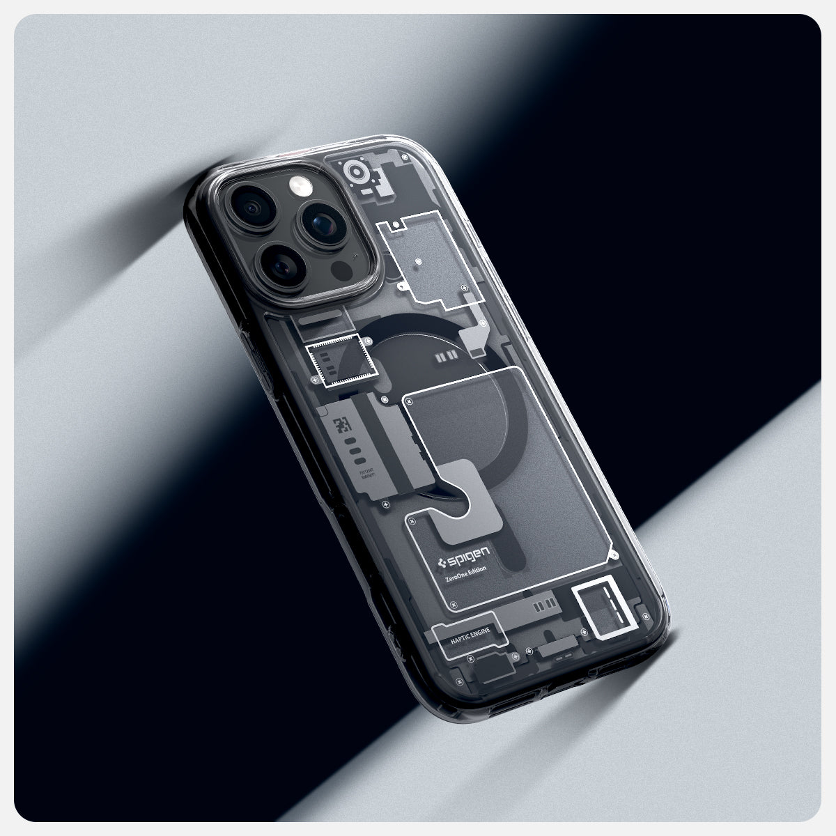 ACS08135 - iPhone 16 Pro Case Ultra Hybrid Zero One (MagFit) in Zero One 
