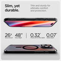 ACS08507 - iPhone 16 Pro Max Case Ultra Hybrid T (MagFit + Camera Control) in Frost Black showing the slim, yet durable, thin and sturdy for ultimate comfort and protection, 26x drop amount, 48