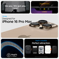 ACS08381 - iPhone 16 Pro Max Case Ultra Hybrid Zero One (MagFit) in Zero One Natural Titanium do you. we got you. easy approach. all new designed for iPhone 16 pro max. Magfit for magsafe. Magfit compatible. perfect attraction.