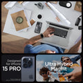 ACS06721 - iPhone 15 Pro Case Ultra Hybrid Zero One designed for iPhone 15 pro. ultra hybrid magfit. do you. we got you.