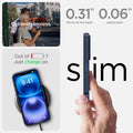 ACS08067 - iPhone 16 Plus Case Liquid Air in Navy Blue showing the 0.31