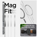 ACS08207 - iPhone 16 Case Ultra Hybrid (MagFit) in Carbon Fiber magfit. reimagine the way you snap into reality. Magfit accessories not included.