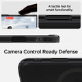 ACS09074 - iPhone 16 Case Ultra Hybrid T (MagFit + Camera Control) in Frost Black showing a tactile feel for smart functionality, camera control ready defense