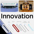 ACS09073 - iPhone 16 Case Ultra Hybrid T (MagFit + Camera Control) in White showing the innovation. Parts of the button: PC Frame, Silicone Stainless Steel, Printed Circuit Boards and AG Glass