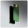 ACS09157 - iPhone 16e Case Nano Pop (MagFit) in Avo Green showing the partial back, partial front and sides