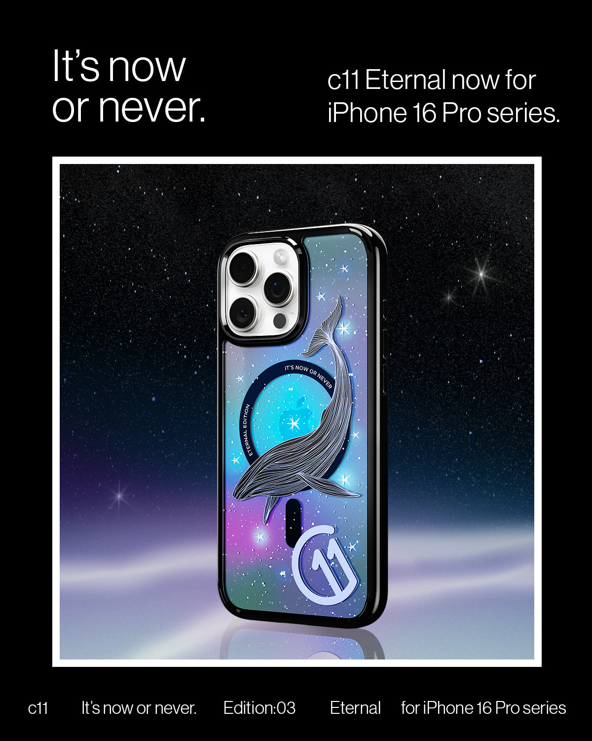 iPhone 16 Series Case c11 Eternal Edition (MagFit + Camera Control) iPhone 16 Pro / Eternal / In Stock iPhone 16 Series Case c11 Eternal Edition (MagFit + Camera Control) iPhone 16 Pro / Eternal / In Stock