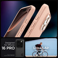 ACS08692 - iPhone 16 Pro Case Liquid Air in Rose Titanium showing the compatibility designed for iPhone 16 Pro. Not compatible with iPhone 16, 16 Plus or 16 Pro Max