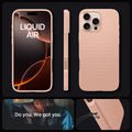 ACS08692 - iPhone 16 Pro Case Liquid Air in Rose Titanium showing the different angles