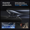 ACS08158 - iPhone 16 Pro Case Core Armor (MagFit) in Matte Black showing the essential protection. Raised edges keep the camera and display flawless and scratch-free. Air Cushion Tech