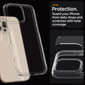 ACS07992 - iPhone 16 Pro Max Case Ultra Hybrid in Crystal Clear all day protection. guard your iPhone from daily drops and scratches with total coverage.