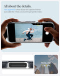 ACS08018 - iPhone 16 Pro Max Case Classic C1 (MagFit) in Graphite all about the details. easy approach cutout keeps the capture button accessible for when you need to get perfect shot.