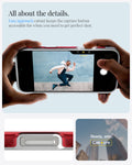 ACS08020 - iPhone 16 Pro Max Case Classic C1 (MagFit) in Ruby all about the details. easy approach cutout keeps the capture button accessible for when you need to get perfect shot.