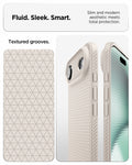 ACS09925 - iPhone 17 Air Liquid Air in Natural Titanium showing fluid, sleek, smart. slim and modern aesthetic meets total protection.