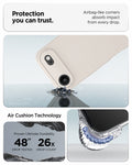 ACS09925 - iPhone 17 Air Liquid Air in Natural Titanium protection you can trust. air bag like corners absorb impact from every drop. air cushion technology.