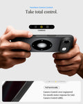 ACS10061 - iPhone 17 Air Ultra Hybrid Classic (MagFit) in Classic Black showing seamless camera control. take total control. Full functionality. Camera control cover engineered for smooth motor response for total camera control utility.