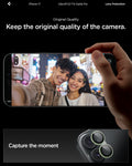 AGL10128 - iPhone 17 Optik Pro EZ Fit Lens Protector showing the original quality. Keep the original quality of the camera and capture the moment