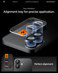 AGL07921 - iPhone 17 Optik Pro EZ Fit Lens Protector showing the easy installation. Alignment tray for precise application