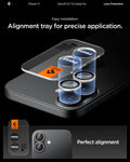 AGL10126 - iPhone 17 Optik Pro EZ Fit Lens Protector showing the easy installation. Alignment tray for precise application