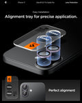 AGL10127 - iPhone 17 Optik Pro EZ Fit Lens Protector showing the easy installation. Alignment tray for precise application