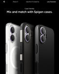 AGL10127 - iPhone 17 Optik Pro EZ Fit Lens Protector showing the case friendliness. Mix and match with Spigen cases