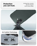 ACS09979 - iPhone 17 Liquid Air in Abyss Green protection you can trust. air bag like corners absorb impact from every drop. air cushion technology.