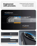 ACS09992 - iPhone 17 Nano Pop (MagFit) in Black Sesame showing the engineered with precision. Engineered with precision, even 0.01mm matters for better protection