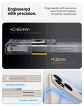 ACS09945 - iPhone 17 Pro Liquid Air in Natural Titanium showing engineered with precision. even 0.01mm matters for better protection. seamless button fit. precision delivered.