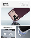 ACS09914CA - iPhone 18 Pro Max / iPhone 17 Pro Max Nano Pop (Mag Fit) in Burgundy Bean showing impact protection with reinforced corners and Air Cushion Technology for everyday drops