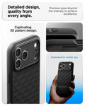 ACS09911 - iPhone 17 Pro Max Series Case Parallax S (MagFit) in black showing the detailed design, quality from every angle. Precision goes beyond the ordinary to achieve excellence.
