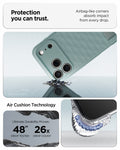 ACS09912 - iPhone 17 Pro Max Series Case Parallax S (MagFit) in green showing the protection you can trust. Airbag-like corners absorb impact from every drop