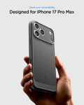 ACS09887 - iPhone 17 Pro Max Rugged Armor (MagFit) in Gray showing check your compatibility
