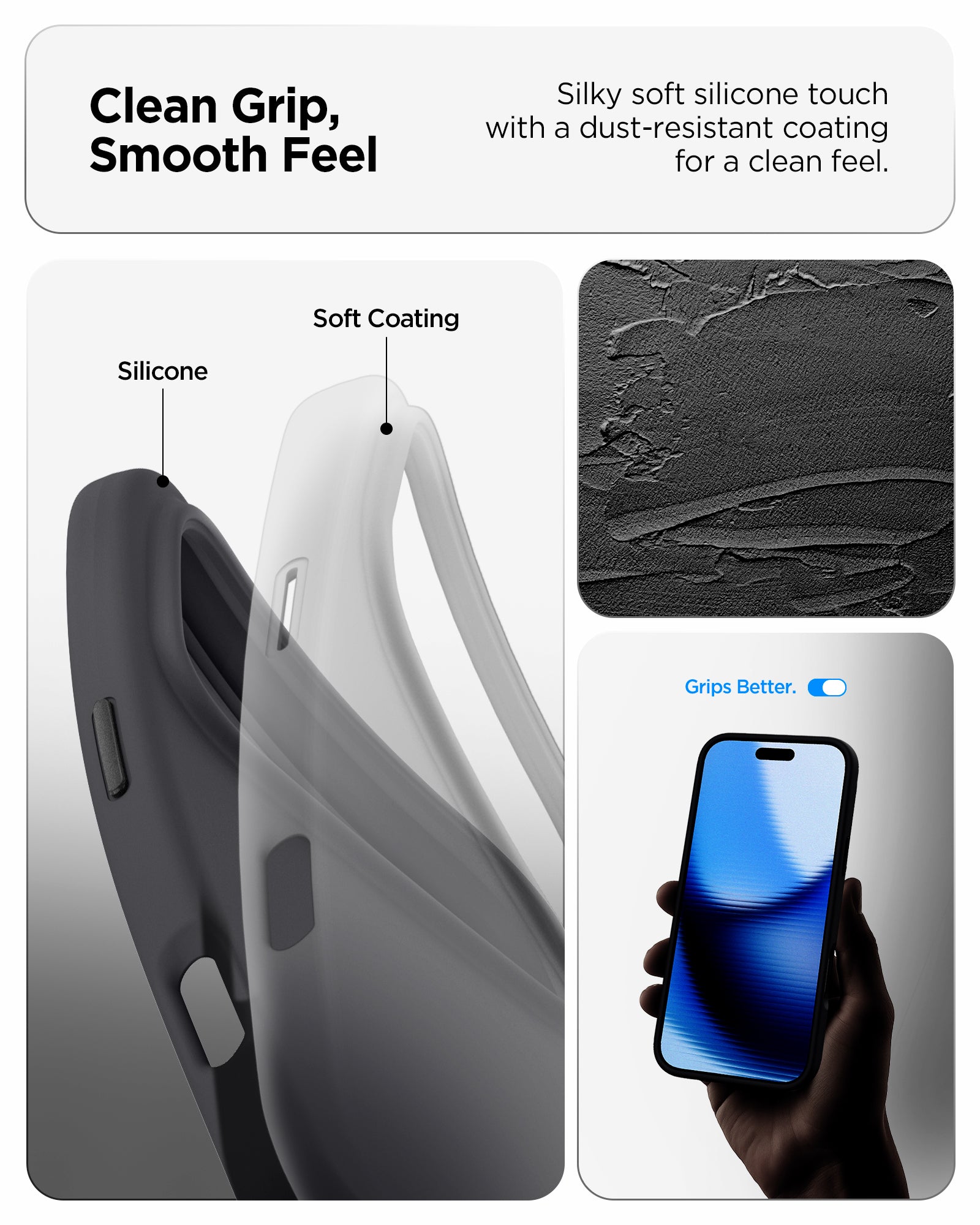 iPhone 17 Series Silicone Fit (MagFit) Case iPhone 17 Pro Max / Mute Blue / In Stock