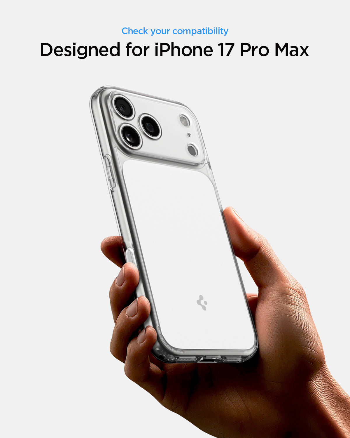 ACS10046 - iPhone 17 Pro Max Ultra Hybrid T (MagFit) in Glossy White showing check your compatibility.